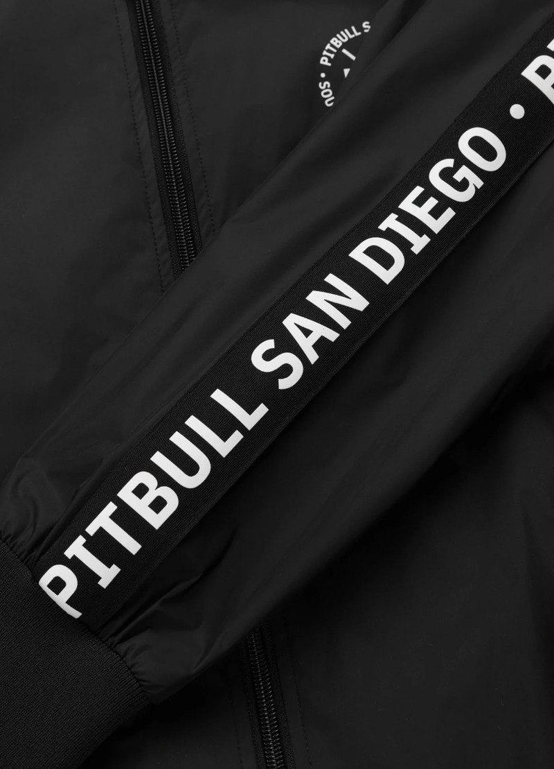 Pitbull sports Transitional hooded jacket ATHLETIC TAPE